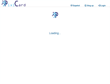 Tablet Screenshot of pixicard.com